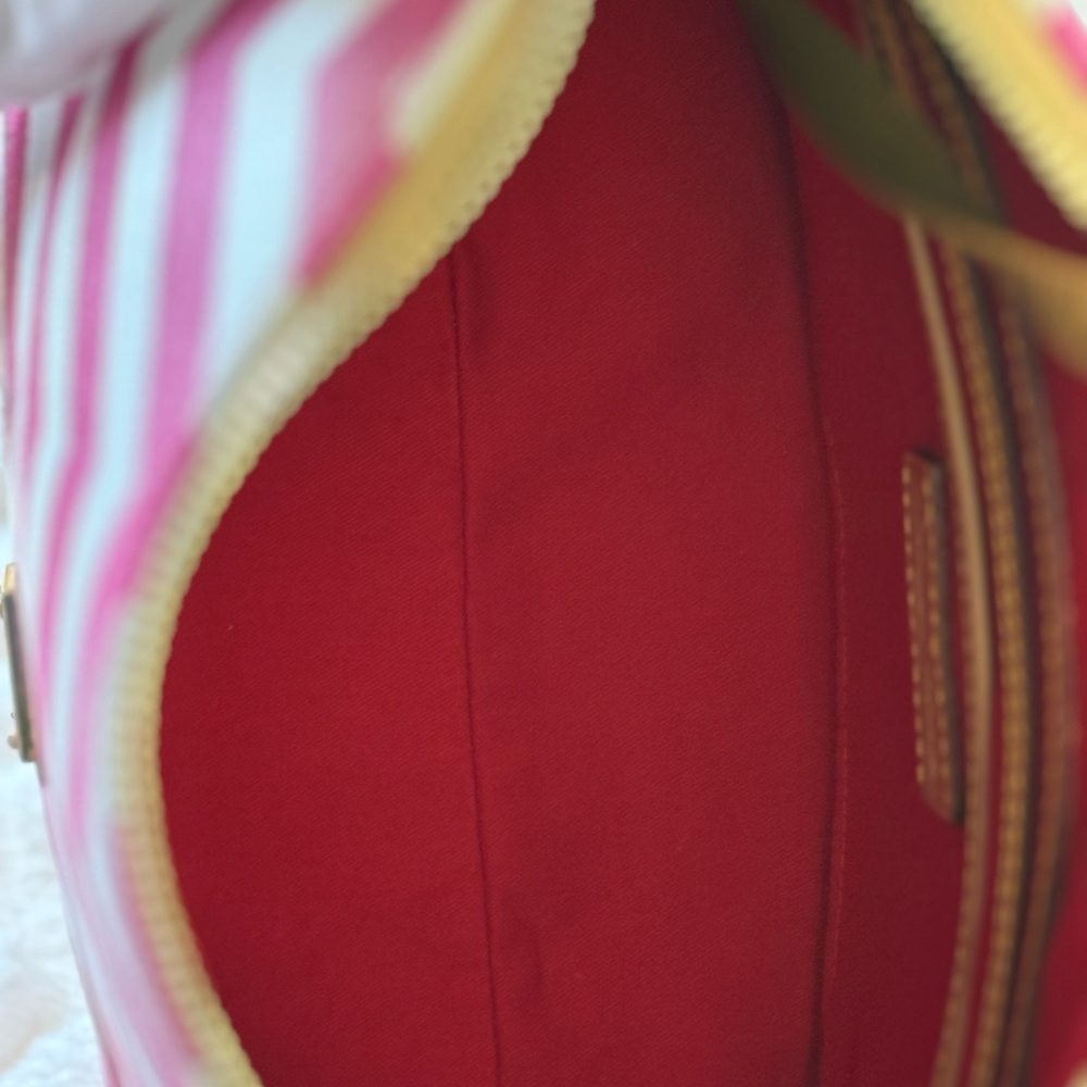 Dooney & Bourke Magenta Chevron Shoulder Bag - Picture 11 of 12